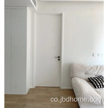 Porte di legnu biancu doppiu doppiu design muderni